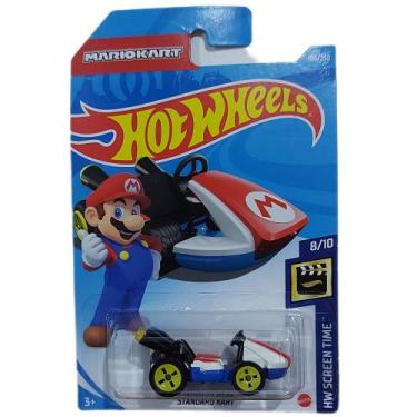 Imagem de Standard Kart Mario Kart Hw Screen Time 8/10 Hot Wheels 2021 - GRX17