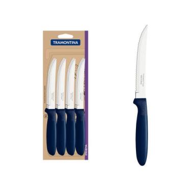 Imagem de Conjunto de Facas para Churrasco com Lâminas em Aço Inox 12 Peças Ipan