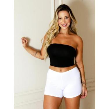 Imagem de Short Anágua Segunda Pele Feminino - SOLUTEX, Branco, M
