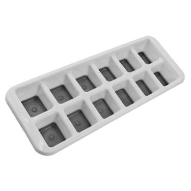 Imagem de Forma de gelo fundo silicone flexível Plasútil, Cinza