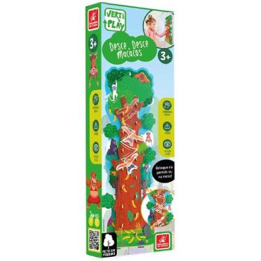 Imagem de Brinquedo Infantil Educativo Desce Desce Macacos Feito em Madeira - Br