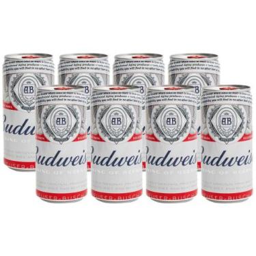 Imagem de Cerveja Budweiser American Lager 8 Unidades  - Lata 269ml