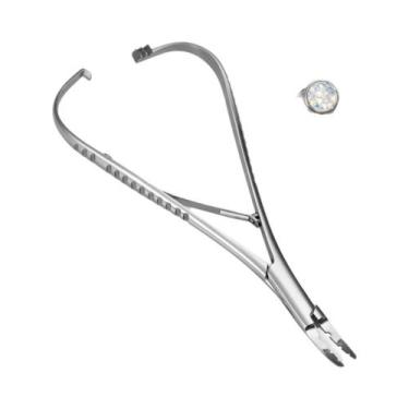 Imagem de Pinça Profissional De Aço Inoxidável 316L Para Piercing Corporal: Nari