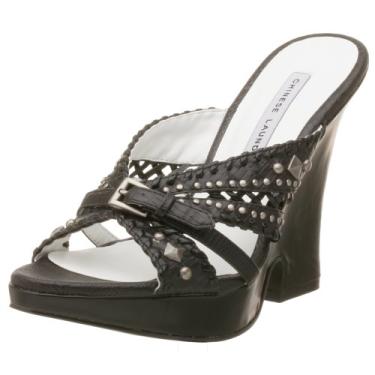 Imagem de Chinese Laundry Krisa Sandália plataforma feminina, Preto, 9
