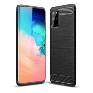 Imagem de Capa Capinha Case Emborrachada Silicone Flexível Compatível Samsung Galaxy S20+ Tela 6.7"