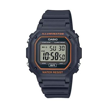 Imagem de Casio Série F108WH | Relógio digital masculino | Iluminador | Resistente à água | Luz LED | Alarme diário | Cronômetro 1/100 SEC | 3 ponteiros (HR, min, SEC) | Exibição de data/dia | Alarme diário |