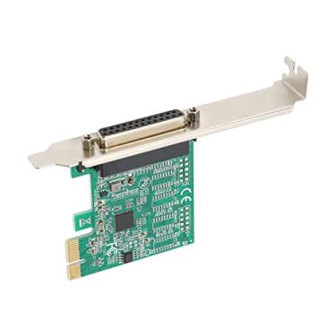 Imagem de Adaptador PCIe 1x para porta paralela DB25, porta de impressora IEEE 1284 PCI Express para DB25 cartão adaptador para máquinas de etiqueta, compatível com o modo IEEE 1284 SPP/Byte ECP, suporte para Windows e Linux