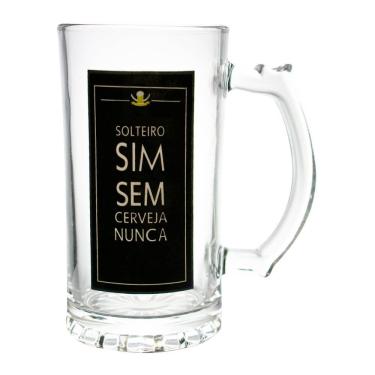 Imagem de Caneca de Chopp Cerveja 450ml Solteiro - Casambiente