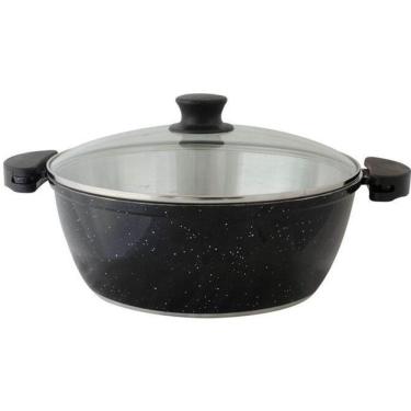 Imagem de Panelão Alumínio Fundido Gulê Preto Pigmantado 28Cm 5,5 Litros