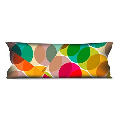 Imagem de Almofadão de dormir 35x95cm Bolas coloridas