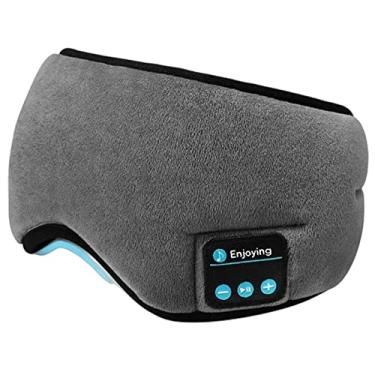Imagem de Máscara para olhos dormir com compressão quente e fria máscara para olhos para dormir Bluetooth ouvindo músicas, fazendo chamadas, viagens de longa distância, sombreamento, auxílio do sono