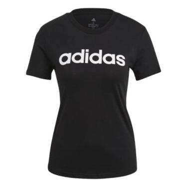 Imagem de Camiseta Adidas Essentials Slim Logo Feminina Caminhada
