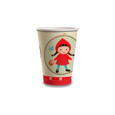 Imagem de Copos Descartáveis Festa Chapeuzinho 180 Ml Com 8 Un