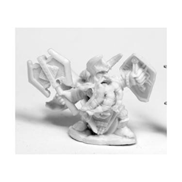 Imagem de Reaper Miniaturas, o Rei Axehelm de Kragmarr #77478 Bones, boneco de plástico sem pintura