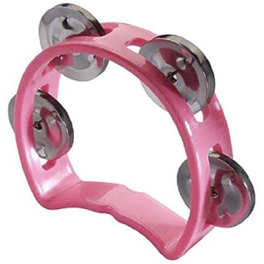 Imagem de Stagg Mini pandeiro cortado de plástico TAB-MINI/PK com 4 jingles - Rosa
