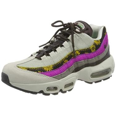 Imagem de Nike Sapato de ginástica feminino, Osso claro, branco, veludo, marrom, verde-oliva, 6