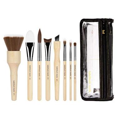 Imagem de Bdellium Tools Conjunto de pincéis de maquiagem profissional SFX 8 peças com bolsa dupla (3ª coleção)