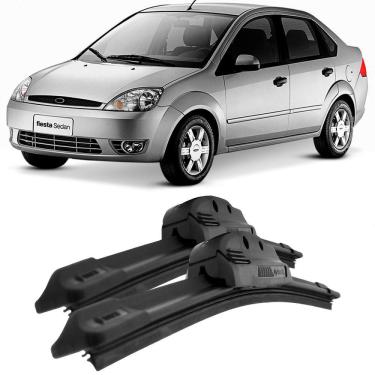 Imagem de Par Palhetas Limpador Parabrisa Fiesta Aerofit 24  18