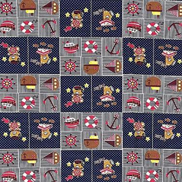 Imagem de Tecido Tricoline Marinheiro Azul Marinho -1,50m de Largura