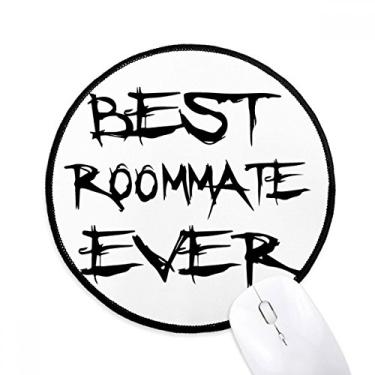 Imagem de DIYthinker Best Roommate Ever Graduation Season Mouse Pad Desktop Office Tapete redondo para computador