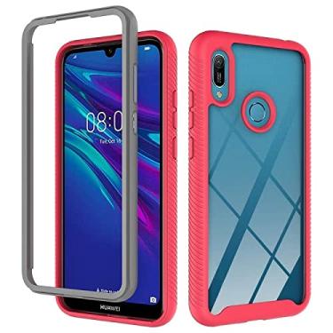 Imagem de For Huawei Y6 (2019) / Honor 8A Starry Sky Solid Color Series Shockproof PC + TPU Protective Case