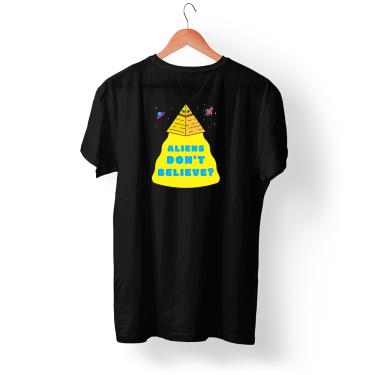 Imagem de Camiseta Camisa Pirâmide Egito Alien Et Você Acredito Algodao