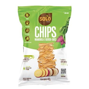 Imagem de Chips de Batata Doce e Mandioca Assado Solo Snacks 42g