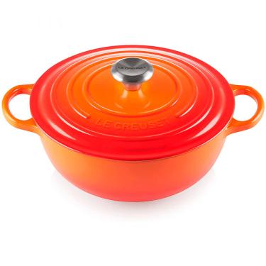 Imagem de Panela Marmita Gourmet 32 cm Laranja Le Creuset