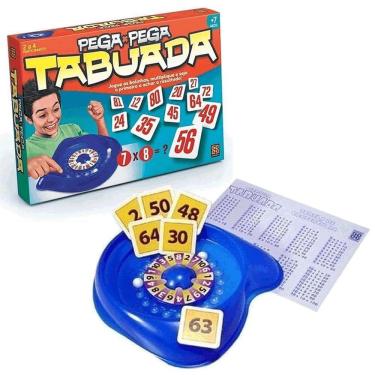 Imagem de Jogo Tabuleiro Pega Pega Tabuada Matemática Grow