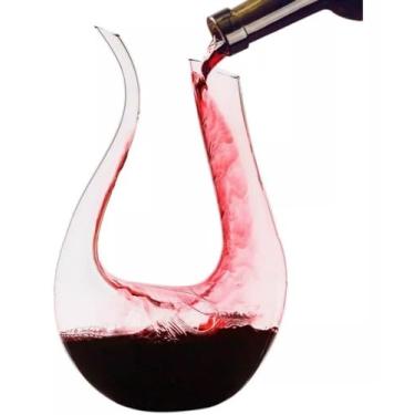 Imagem de Decanter Vinho Aerador Decantador Moderno Luxo em U