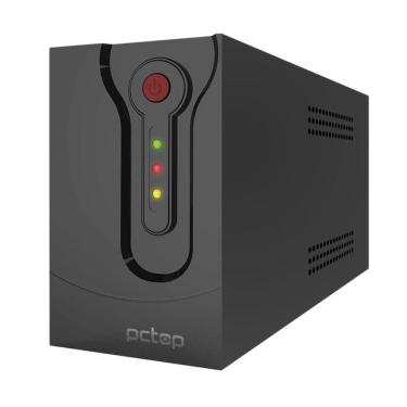Imagem de No-Break 800VA PCTop - Entrada Bivolt - Saída 110V - Semi Senoidal - 3 Tomadas - Preto - PZ800VA