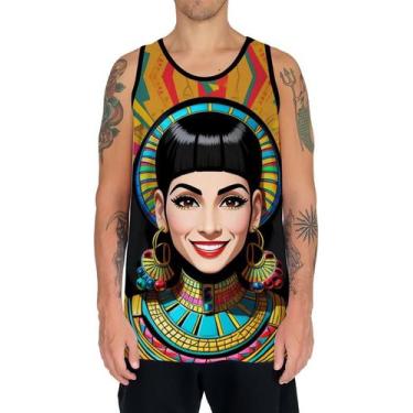 Imagem de Camiseta Regata Tshirt  Cleopatra Pop Art Egito Egipcia Hd 3 - Enjoy S