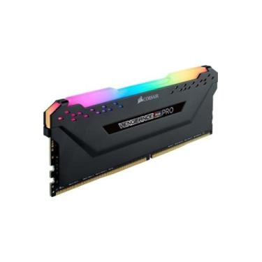 Imagem de Memória Corsair Vengeance PRO RGB - 16GB (1x16GB), DDR4, 3600Mhz, C18, Preto - CMW16GX4M1Z3600C18
