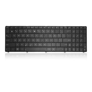 Imagem de Novo teclado de laptop de alumínio ABS 102 teclas para K53U K53T K73T X73B X53U X54X