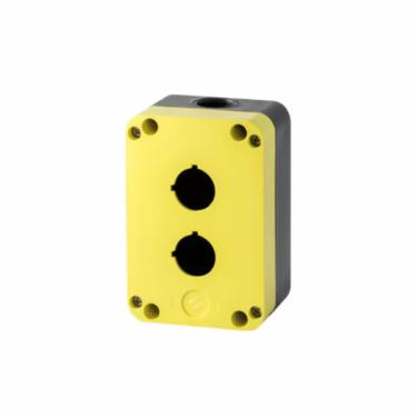 Imagem de PQ02K   Caixa Para Botoeira E Comando  2 Furos Tampa Cor Amar