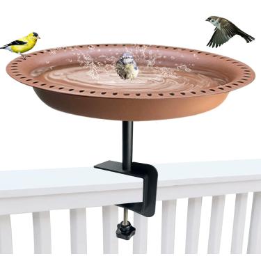 Imagem de Garbuildman Bebedouros para pássaros com 5 garras, marrom, P