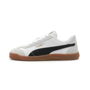 Imagem de PUMA Tênis feminino Club 5v5, Puma Branco - Puma Preto-Pena Cinza, 10.5