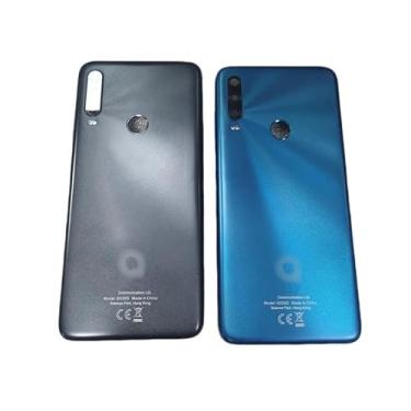 Imagem de SHOWGOOD para Alcatel 1SE 2020 OT5030 5030 5030U 5030D 5030F Capa traseira de bateria peças de reparo com lente de câmera (verde)