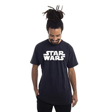 Imagem de Clube Comix Star Wars Logo, Camiseta Masculino, Preto (Black), 52-54
