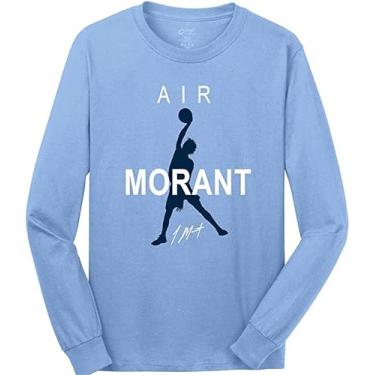 Imagem de HOFSM.COM Hall of Fame Sports Memorabilia Ja Morant Memphis Dunk Signature Camiseta de basquete