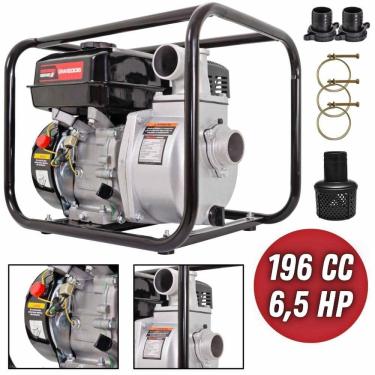 Imagem de Motobomba 196cc 6,5hp 4t à Gasolina P/ Irrigação De Pomares