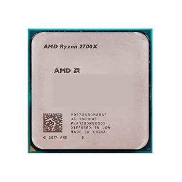 Imagem de Componentes de computador AMD Ryzen 7 2700X R7 2700X 3,7 GHz oito núcleos dezesseis fios 16M 105W processador CPU YD270XBGM88AF soquete AM4 Tecnologia madura