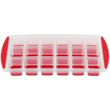 Imagem de FORMA DE GELO PLÁSTICO 3x13x27cm VERMELHO