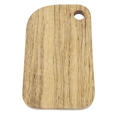 Imagem de Tábua de Cortar Madeira Com Furo para Pendurar Tábua de Cortar Madeira para Pão Pizza Vegetal Frutas Queijo Zebra Madeira Retangular (Pequeno)