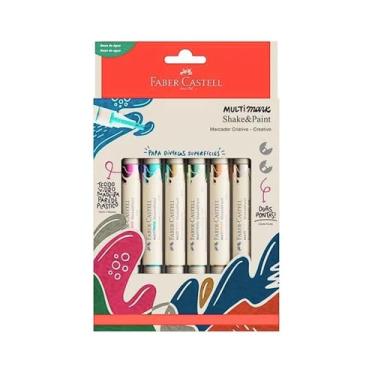 Imagem de PINCEL MARCADOR ARTESANATO MULTIMARK S&P 6 METALLIC ESTOJ PCT COM 02 108396