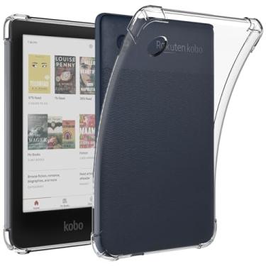 Imagem de Caweet Capa transparente para Kobo Clara Color/BW 6 polegadas versão 2024, capa traseira de TPU transparente flexível ultra macia, transparente