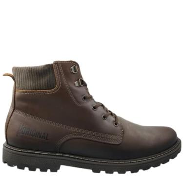 Imagem de Bota Pegada Masculino Veludo 581058-03 Cor:marrom;Tamanho:45