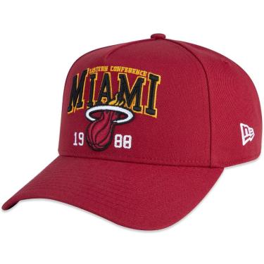 Imagem de Boné New Era 940 A-Frame Miami Heat Sport Vermelho