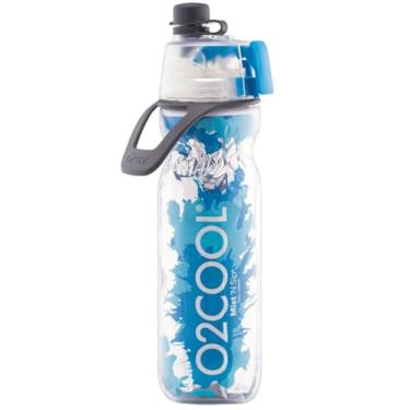 Imagem de O2COOL Garrafa térmica ArcticSqueeze Mist 'N Sip Squeeze 590 ml, azul/azul