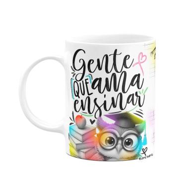 Imagem de Caneca Professor coruja - Gente que ama ensinar